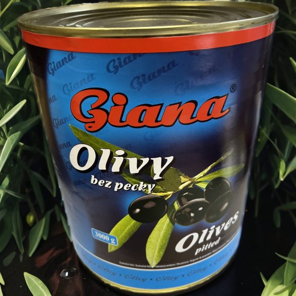 OLIVABOGYÓ MAGOZOTT  EGÉSZ FEKETE 3000g